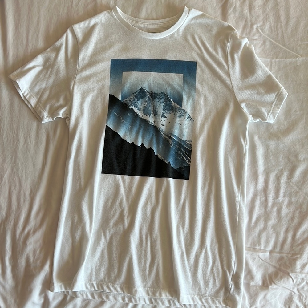 Old Navy Graphic Tee Medium White/Blue
